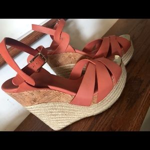 Peach Jimmy Choo Wedge